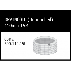 Marley DrainCoil (Unpunched) 110mm 15M - 500.110.15U